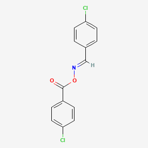 (E)-[(4-chlorophenyl)methylidene]amino 4-chlorobenzoate