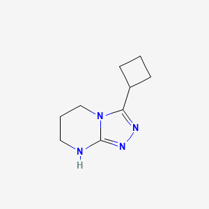 3-Cyclobutyl-5,6,7,8-tetrahydro-[1,2,4]triazolo[4,3-a]pyrimidine