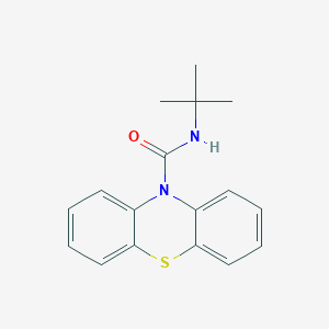 molecular formula C17H18N2OS B2669022 N-叔丁基苯并噻嗪-10-甲酰胺 CAS No. 81225-61-8