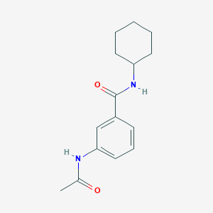 molecular formula C15H20N2O2 B266905 3-(acetylamino)-N-cyclohexylbenzamide 