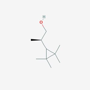 molecular formula C10H20O B2669062 (2R)-2-(2,2,3,3-Tetramethylcyclopropyl)propan-1-ol CAS No. 2248187-19-9