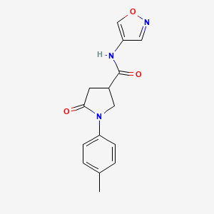 N-(isoxazol-4-yl)-5-oxo-1-(p-tolyl)pyrrolidine-3-carboxamide