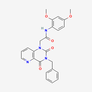 2-(3-benzyl-2,4-dioxo-3,4-dihydropyrido[3,2-d]pyrimidin-1(2H)-yl)-N-(2,4-dimethoxyphenyl)acetamide