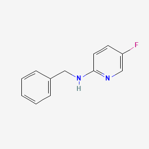 molecular formula C12H11FN2 B2669100 N-benzyl-5-fluoropyridin-2-amine CAS No. 1251026-62-6