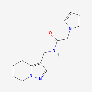 2-(1H-pyrrol-1-yl)-N-((4,5,6,7-tetrahydropyrazolo[1,5-a]pyridin-3-yl)methyl)acetamide