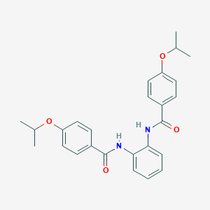 molecular formula C26H28N2O4 B266912 4-isopropoxy-N-{2-[(4-isopropoxybenzoyl)amino]phenyl}benzamide 