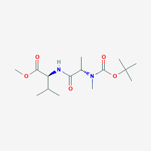 N-[N-[(1,1-Dimethylethoxy)carbonyl]-N-methyl-L-alanyl]-L-valine, methyl ester