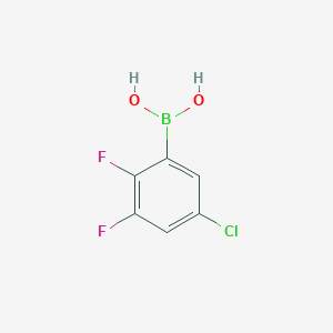 molecular formula C6H4BClF2O2 B2669139 5-Chloro-2,3-difluorophenylboronic acid CAS No. 2377610-07-4