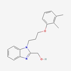 {1-[3-(2,3-Dimethylphenoxy)propyl]benzimidazol-2-yl}methan-1-ol