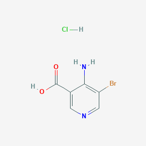 molecular formula C6H6BrClN2O2 B2669169 4-氨基-5-溴烟酸盐酸盐 CAS No. 2225146-31-4