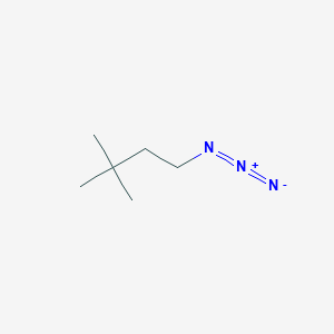 molecular formula C6H13N3 B2669171 1-叠氮-3,3-二甲基丁烷 CAS No. 13686-08-3