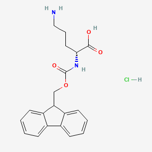 molecular formula C20H23ClN2O4 B2669172 Fmoc-D-Orn-OH.HCl CAS No. 1820569-07-0