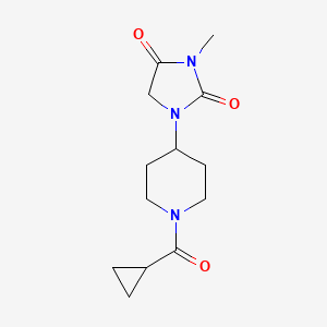 1-(1-(Cyclopropanecarbonyl)piperidin-4-yl)-3-methylimidazolidine-2,4-dione