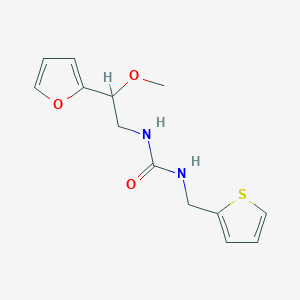 molecular formula C13H16N2O3S B2669181 1-(2-(呋喃-2-基)-2-甲氧基乙基)-3-(噻吩-2-基甲基)脲 CAS No. 1798511-52-0