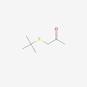 molecular formula C7H14OS B2669349 1-(叔丁基硫基)丙酮 CAS No. 85591-55-5