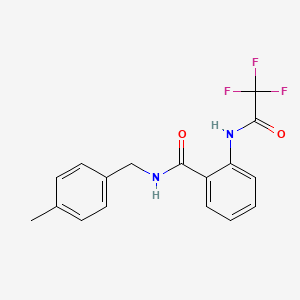 N-(4-Methylbenzyl)-2-((2,2,2-trifluoroacetyl)amino)benzenecarboxamide