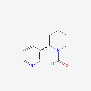 (2S)-2-Pyridin-3-ylpiperidine-1-carbaldehyde