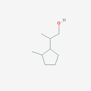 molecular formula C9H18O B2669449 2-(2-Methylcyclopentyl)propan-1-ol CAS No. 2248272-05-9