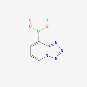 molecular formula C5H5BN4O2 B2669454 Tetrazolo[1,5-a]pyridin-8-ylboronic acid CAS No. 2377607-62-8