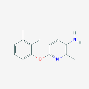molecular formula C14H16N2O B2669455 6-(2,3-Dimethylphenoxy)-2-methylpyridin-3-amine CAS No. 1225489-98-4