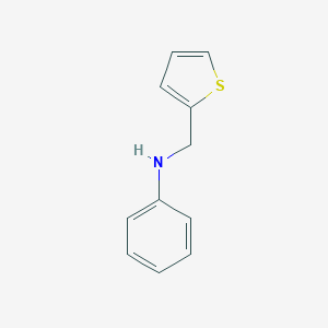 molecular formula C11H11NS B266949 N-(thiophen-2-ylmethyl)aniline 