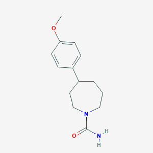 molecular formula C14H20N2O2 B2669509 4-(4-Methoxyphenyl)azepane-1-carboxamide CAS No. 2408959-08-8
