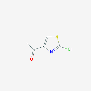 molecular formula C5H4ClNOS B2669529 1-(2-Chlorothiazol-4-yl)ethanone CAS No. 222169-08-6