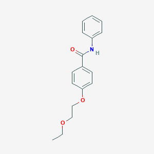 molecular formula C17H19NO3 B266957 4-(2-ethoxyethoxy)-N-phenylbenzamide 