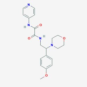 molecular formula C20H24N4O4 B2669624 N1-(2-(4-methoxyphenyl)-2-morpholinoethyl)-N2-(pyridin-4-yl)oxalamide CAS No. 941976-93-8