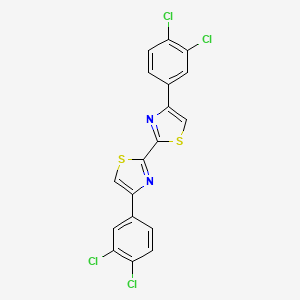 4-(3,4-Dichlorophenyl)-2-[4-(3,4-dichlorophenyl)-1,3-thiazol-2-yl]-1,3-thiazole