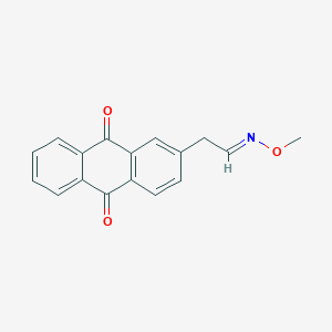 molecular formula C17H13NO3 B2669626 2-(9,10-dioxo-9,10-dihydro-2-anthracenyl)acetaldehyde O-methyloxime CAS No. 338961-91-4