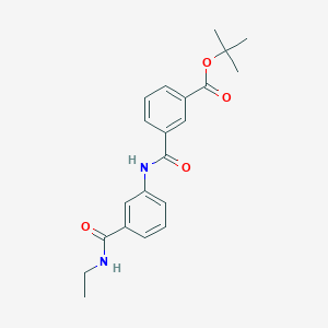 molecular formula C21H24N2O4 B2669642 Tert-butyl 3-{[3-(ethylcarbamoyl)phenyl]carbamoyl}benzoate CAS No. 1797392-11-0
