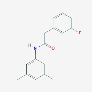 molecular formula C16H16FNO B266965 N-(3,5-dimethylphenyl)-2-(3-fluorophenyl)acetamide 