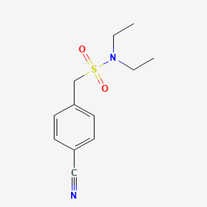 1-(4-cyanophenyl)-N,N-diethylmethanesulfonamide