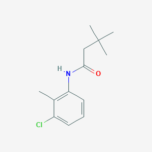 molecular formula C13H18ClNO B266967 N-(3-chloro-2-methylphenyl)-3,3-dimethylbutanamide 