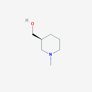 molecular formula C7H15NO B2669710 3-Piperidinemethanol, 1-methyl-, (3S)- CAS No. 205194-11-2; 205194-35-0