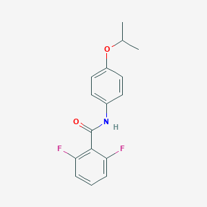 molecular formula C16H15F2NO2 B266973 2,6-difluoro-N-(4-isopropoxyphenyl)benzamide 
