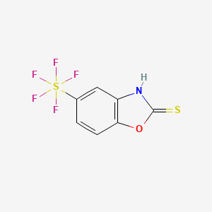 5-(Pentafluorosulfanyl)benzo[d]oxazole-2(3H)-thione