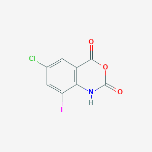 molecular formula C8H3ClINO3 B2669757 5-Chloro-3-iodoisatoic anhydride CAS No. 33115-24-1