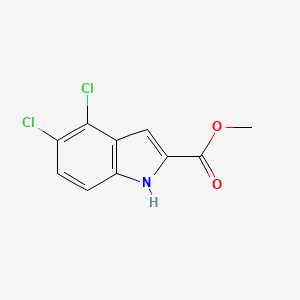 molecular formula C10H7Cl2NO2 B2669803 甲酸甲酯 4,5-二氯-1H-吲哚-2-羧酸酯 CAS No. 952958-53-1