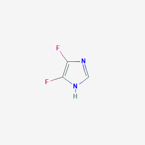 molecular formula C3H2F2N2 B2669817 4,5-Difluoro-1H-imidazole CAS No. 120047-57-6