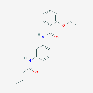 N-[3-(butyrylamino)phenyl]-2-isopropoxybenzamide