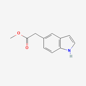 molecular formula C11H11NO2 B2669832 methyl 2-(1H-indol-5-yl)acetate CAS No. 33140-84-0