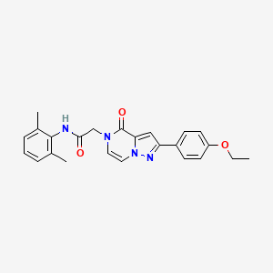 molecular formula C24H24N4O3 B2669836 N-(2,6-dimethylphenyl)-2-[2-(4-ethoxyphenyl)-4-oxopyrazolo[1,5-a]pyrazin-5(4H)-yl]acetamide CAS No. 941938-49-4