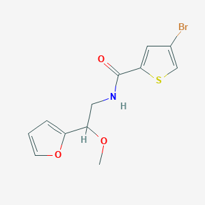 4-bromo-N-(2-(furan-2-yl)-2-methoxyethyl)thiophene-2-carboxamide