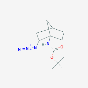 Tert-butyl N-(2-azido-1-bicyclo[2.2.1]heptanyl)carbamate