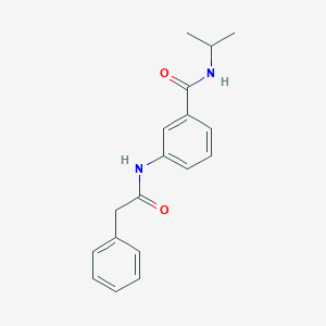 molecular formula C18H20N2O2 B266989 N-isopropyl-3-[(phenylacetyl)amino]benzamide 