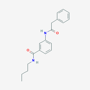 molecular formula C19H22N2O2 B266990 N-butyl-3-[(phenylacetyl)amino]benzamide 