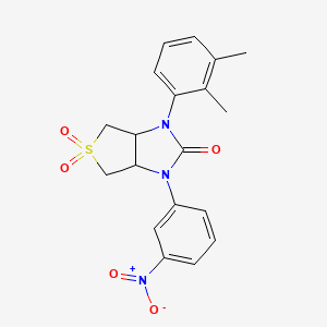 1-(2,3-dimethylphenyl)-3-(3-nitrophenyl)tetrahydro-1H-thieno[3,4-d]imidazol-2(3H)-one 5,5-dioxide