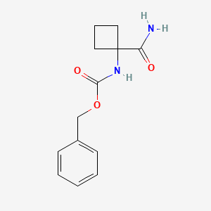 Benzyl (1-carbamoylcyclobutyl)carbamate